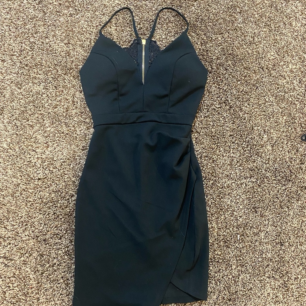Black evening dress